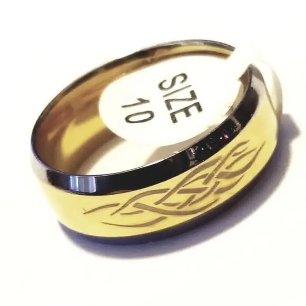 316L stainless steel tarnish resistant ring hypoallergenic band Mens size 13
